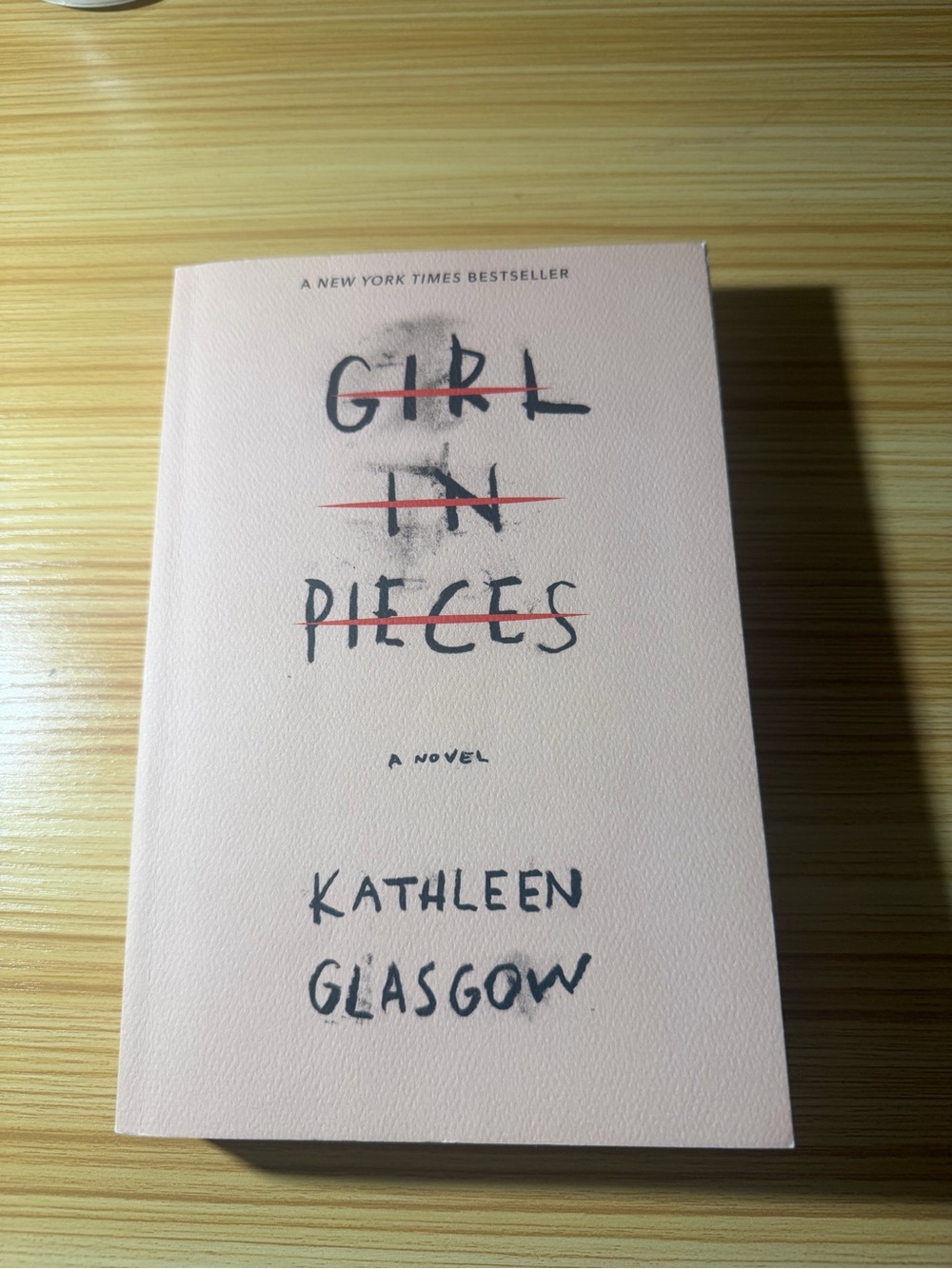Girl in Pieces by Kathleen Glasgow - Pale Pink Paperback